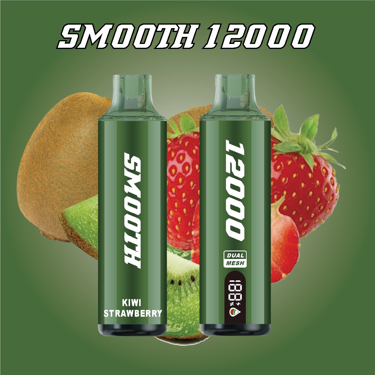 SMOOTH 12000 Mint Flavor Disposable Vape – 12000 Puffs - Copy 2 (سمووث 12000 نكهة النعناع - 12000 مزة)