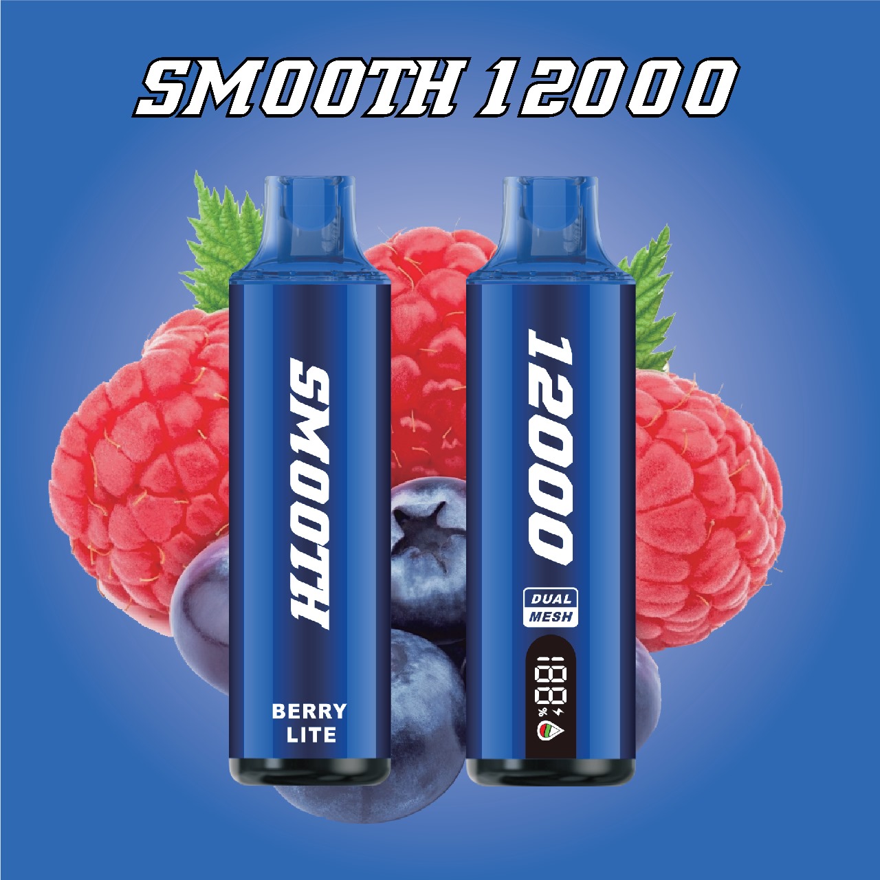 SMOOTH 12000 Mint Flavor Disposable Vape – 12000 Puffs - Copy (سمووث 12000 نكهة النعناع - 12000 مزة)